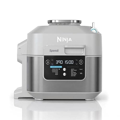 OvieTry SF303CO Speedi Rapid Cooker & Air Fryer, 6-qt Capacity, 14-in-1 Functionality, Gray