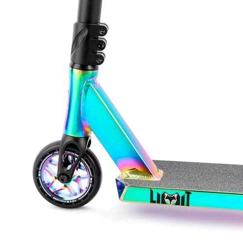 LMT01-V2 Professional Scooter-Trick Scooter-Intermediate Professional Stunt Scooter Suitable - Children, Teenagers Adults 8 Years Old Above-Durable (Black Color) 7