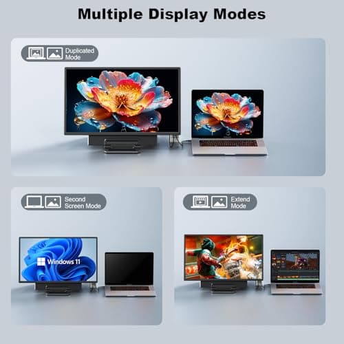 24" Large Portable Monitor, 1080P FHD 100Hz Laptop Screen Extender, 125% sRGB IPS Monitor Extender, USB C HDMI Office Gaming with Detachable Stand, Travel monitor for Window MAC Phone Xbox Switch 6