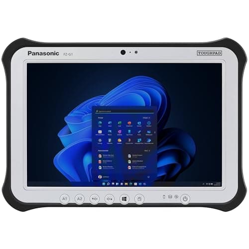 Toughbook Panasonic G1, FZ-G1 MK5, Rugged Tablet, Intel Core i5-7300U, 8GB RAM, 256GB SSD, 2D Barcode, 4G LTE, Windows 11 Pro (Renewed), Silver