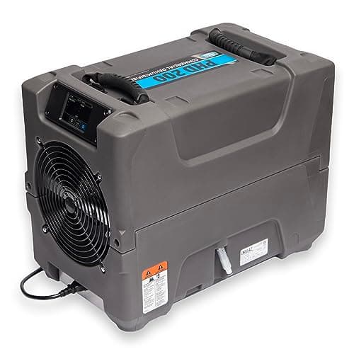 Dri-Eaz PHD 200 Commercial Dehumidifier with Pump, Industrial Dehumidifier (F515), Crawl Space and Basement Drying
