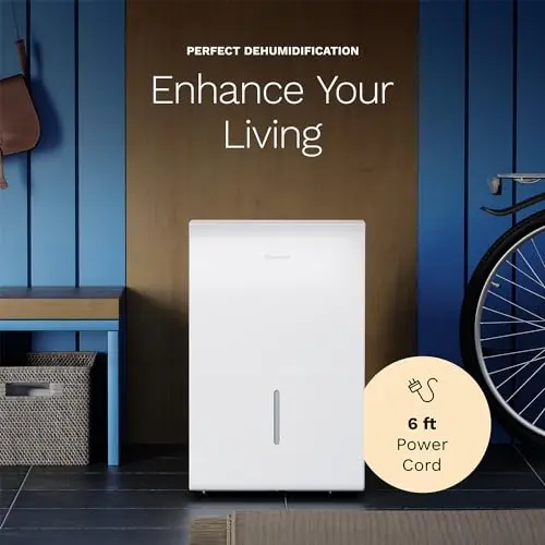 hOmeLabs Dehumidifier for Home, Office, Basements with Powerful Moisture Removal, Humidity Control, Auto Shut-off, Quiet Operation - 7,000 Sq Ft Wi-Fi (50 Pint MAX 120 Pint at 95°F, 90% RH) 7