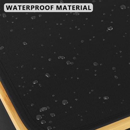 SpaceAid Laundry Hamper with Wheels and Lid, 26 Gal (100L) Rolling Clothes Basket with Bamboo Handle, Large Laundry Hamper for Bedroom, Bathroom, Dorm, Laundry Room - Black 7