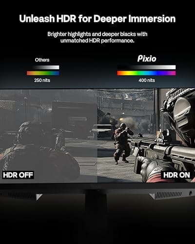 Pixio PX277 Prime Neo 27 inch 180Hz Refresh Rate QHD 1440p Resolution Fast IPS Panel 1ms GTG Response Time Gaming Monitor with Adaptive Sync 6