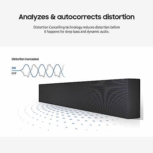 SAMSUNG HW-LST70T 3.0ch The Terrace Outdoor Soundbar w/ Dolby Audio, Built-In Subwoofer, Distortion Cancelling Technology, IP55 Weather Resistant, Titan Black 6