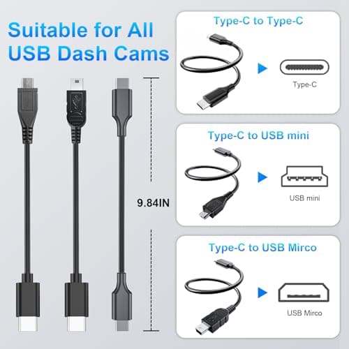 mangoal Dash Cam Power Adapter for BMW with 3-Pin Rain Sensor – Hidden Cable Kit for GPS Radar Mirror Camera, Plug & Play Only Fits for Vehicles with 3-Pin Rain Sensor Connector 6