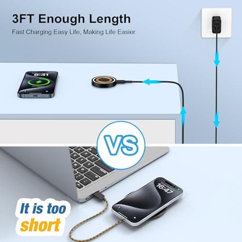 Samsung S25 S24 Fast Wireless Charging Pad for Galaxy S26 S25 S24 S23 S22 S21 S20 Ultra FE Z Fold Flip 6 5 Pixel 10A 9 8 7 Pro,15W Magnetic Wireless Magsafe Charging Station for iPhone 17 16 Pro Plus 5