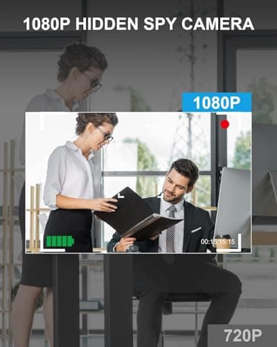 Kestanlora Smoke Detector Hidden Camera WiFi 1080P Wireless Cameras Nanny Cam with Motion Detection, Indoor Spy Camera for Home Security 6