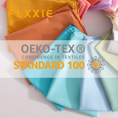 FLXXIE Pillow Cases Queen, Soft Microfiber Pillow Covers with Envelope Closure, Wrinkle Resistant Pillowcases, 2 Piece Set, 20x30, Black 7