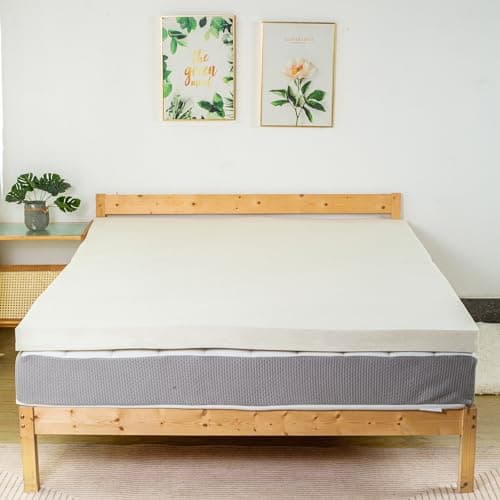 Greaton, 1-Inch Copper-Infused Memory Foam Mattress Toppers, Cooling and Pressure Relieving with Airflow Design, King, Beige 7