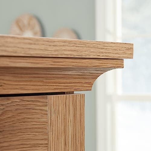 Sauder Miscellaneous Storage Craft & Sewing Armoire, Timber Oak Finish 6