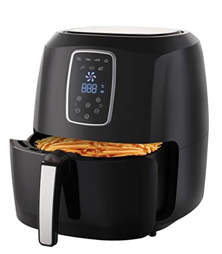 Emerald Electric Air Fryer with LED Touch Display- 5.2L Capacity (1804) 5