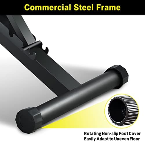 Teclor Weight Bench, Adjustable Strength Training Bench for Full Body Workout with Fast Folding, Incline Decline Exercise Workout Bench for Home Gym -New Version 9