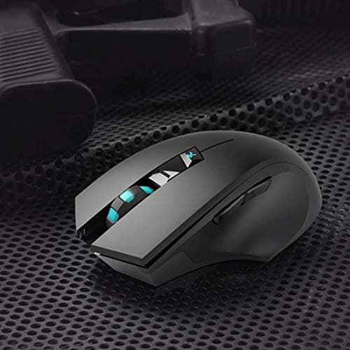 Granvela Noiseless Wireless Mouse,Forter i720 Ergonomic Silent Mouse for Gaming and General Use - 2 Side Buttons - Black 6