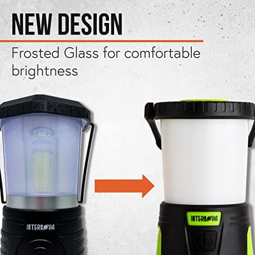 Internova 2000 Lumen LED Camping Lantern, Longest Lasting Battery Lantern, Powered & Operated with Infinite 360 Degree Light Control 5