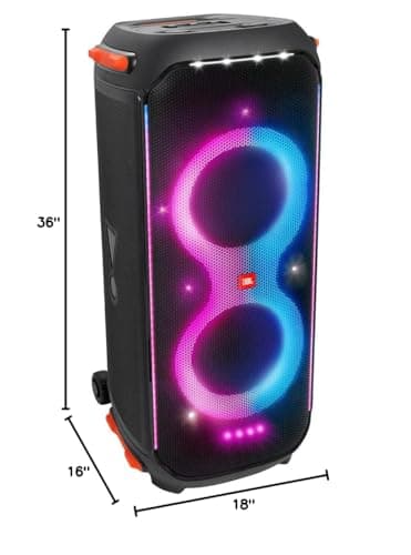 JBL PartyBox 710 - Party Speaker with Powerful Sound, Built-in Lights and Extra deep bass (Renewed) 10
