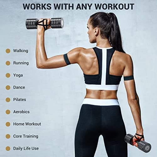 Adjustable Dumbbells Hand Weights Set: Sportneer 1 Pair 0.9-4.5KG (0.9-2.3KG) Fast Adjust Dumbbell Weight 6 In 1 Free Weights Barbells For Women Men Home Gym Workout Exercise Strength Training 8