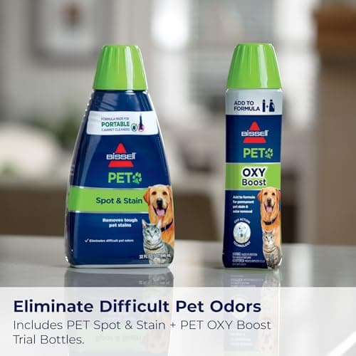 Bissell Little Green Pet Deluxe Portable Carpet Cleaner and Car/Auto Detailer, 3353, Gray/Blue 6