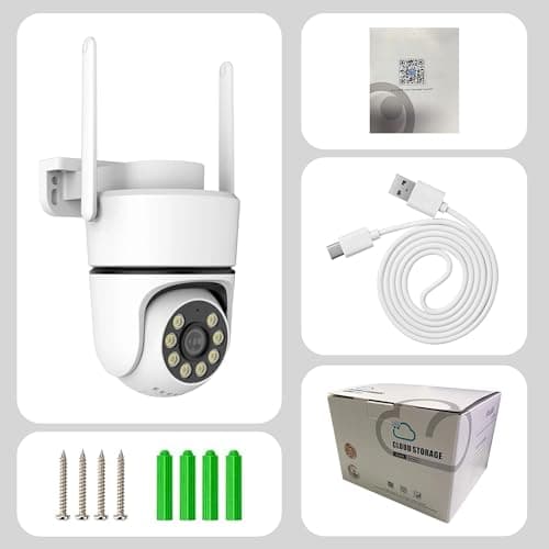 4G Security Cameras Outdoor, No WiFi Needed, 2K HD, 360° Pan/Tilt Outdoor Surveillance, AI Motion Detection, Continuous Power, IP66 Weatherproof, SIM Card Included for Remote Monitoring 8