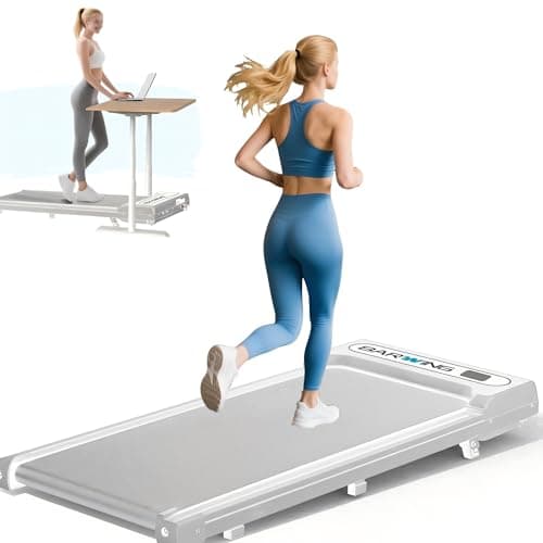 BARWING 6.5MPH Walking Pad Treadmill Under Desk Walking Pad with Incline 330 lbs Mini Portable Walking Treadmill for Home Small Office with Remote Control Incline Walking pad Under Desk