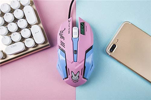 TOMLFF OW Mouse Breathing LED Backlit Gaming Mouse Genji Reaper Wired USB Computer Mouse for PC& Mac E-Sports Gamers 6