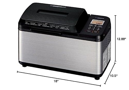 Zojirushi BB-PDC20BA Home Bakery Virtuoso Plus Breadmaker, 2 lb. loaf of bread 9