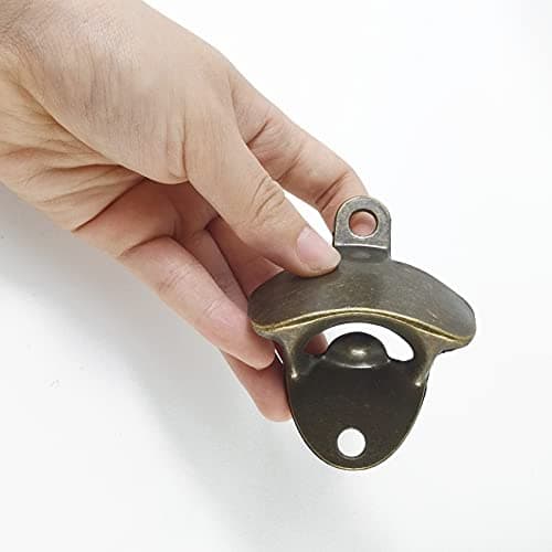 ROYHOO 16PCS Wall Mounted Bottle Opener Vintage Beer Opener with Mounting Screws Set for Beer Cap Coke Bottle Wine Soda Open and Kitchen Cafe Bars(4 Colors) 5