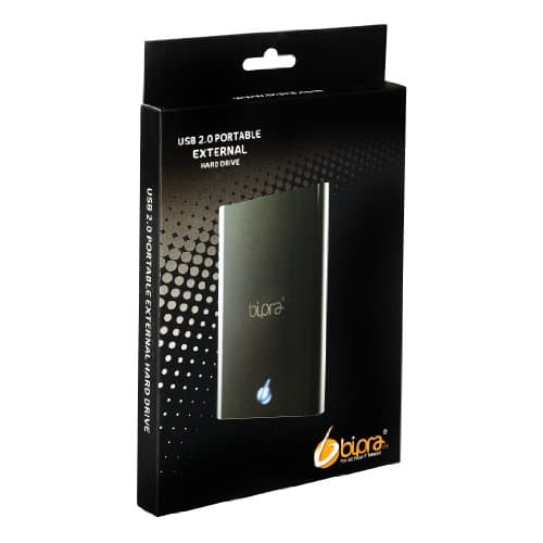 BIPRA S2 2.5 Inch USB 2.0 FAT32 Portable External Hard Drive - Black (1TB 1000GB) 6