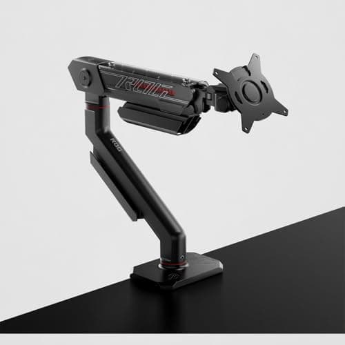 ASUS ROG Ergo Monitor Arm (AAS01) - Monitor Mount with Cable Management, Ergonomic, Pivot, Swivel, Height Fully Adjustable, Clean Desk Setup, up to 39 inches*,23lbs*, VESA 100x100, Mechanical Spring 11
