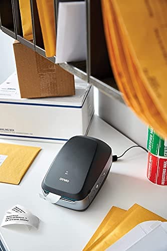 DYMO LabelWriter Wireless Label Printer | Direct Thermal Printer Great for Shipping Warehouse Labels Name Badges Barcodes and More Connect Through Wi-Fi for Home & Office Organization Black 9