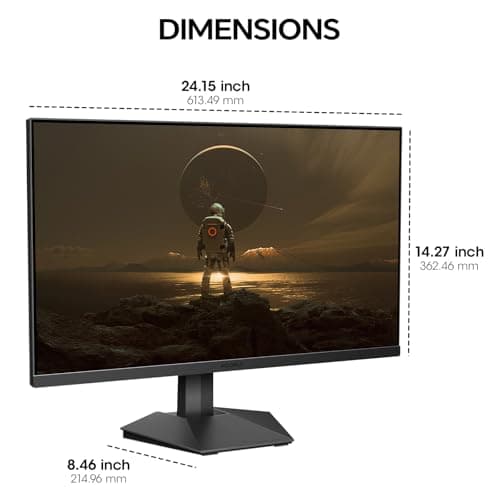 KOORUI Gaming Monitor, 27" 200Hz 1ms Fast IPS Computer Monitor, FHD HDR400 Display, 90% DCI-P3 Color Gamut PC Screen, Adaptive Sync, Ultra Slim Frame, VESA Mountable, HDMI 2.0, DP 1.4, G2711P 8