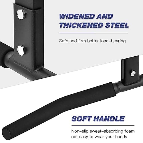 ATENTO Pull Up Bar, Chin Up Bars Ceiling Mount, Workout for Home Gym, Beam, Crossfit - Heavy-Duty, Foam Grip, 40'' Wide, Easy installation 5