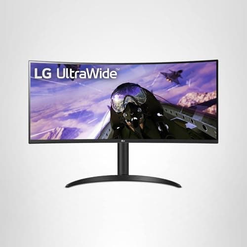 LG 34WP65C-B UltraWide Computer Monitor 34-inch QHD (3440x1440) 160Hz, HDR10, AMD FreeSync Premium, Built-in Speaker, Borderless Design, Tilt/Height Stand, HDMI DisplayPort, Black 10