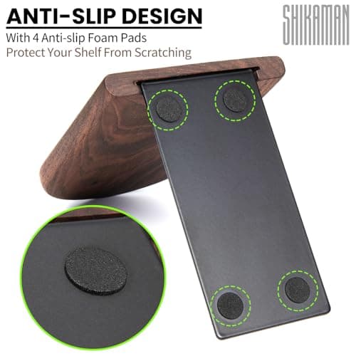 Book Ends,1 Pair Bookends Wood Book Ends Universal Economy Bookend 6