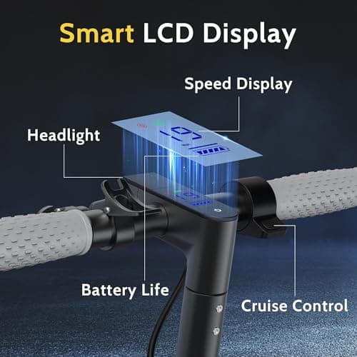 NAVIC Electric Scooter Adults, Powerful 350W Motor, Max 22 Miles Long Range, Top Speed 19 MPH, 8.5" Tires, E Scooter for Adults with APP Control 8