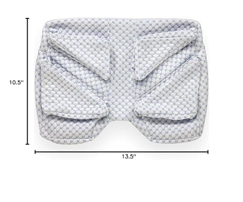 Wife Pillow Cover Only - Cooling Ice Pillowcase, All Around for Hot Sleepers. Pillowcase for Side, Stomach & Back, Neck & Shoulder -Cool Protector Soft Micro Cool2Cell Fabric - Machine Wash & Dryable 10