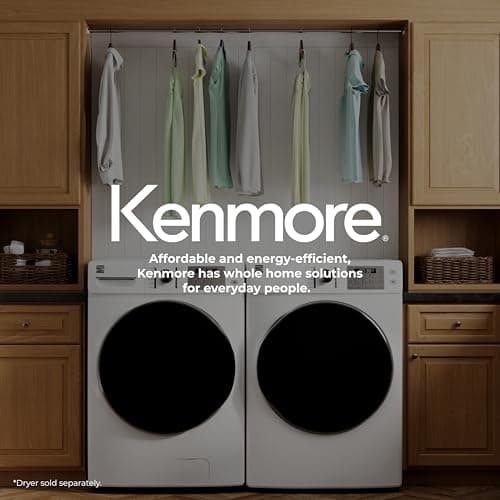Kenmore 4.5 cu. ft. Front Load Washer with Stain Removing Steam Treatment - Reduce Laundry Time with Accela Wash - LED - ENERGY STAR Certified - White 9