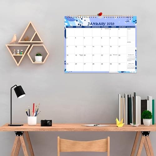2026-2027 Calendar - Wall Calendar from Jan 2026 to Jun 2027, 18 Monthly Planner with Seasonal Designs for Planning and Organizing for Home or Office, 11.5 x 14.5 In Calendar 2026-2027 7