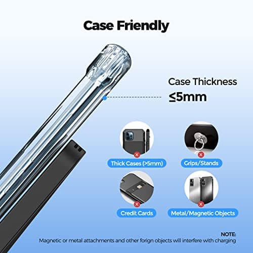 Wireless Charger [2 Pack],15W Fast Wireless Charging Stand,Wireless Charger Compatible with iPhone 15/15 Plus/15 Pro Max/14/13/12 /11Pro Max/XR/XS/X/8 Plus,Galaxy S23/S22/S21/S20 Note 20/10,Google,etc 5