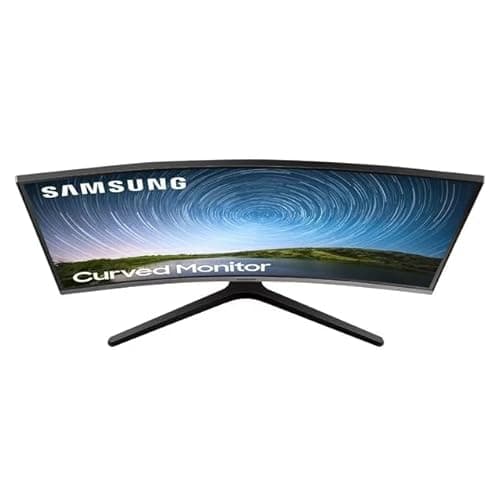 SAMSUNG 32" Class 1500R FHD Curved Monitor, 75Hz, 4ms, Ultra-Slim, AMD FreeSync, 3 Sided Bezel Less Display, HDMI, Black, with MTC HDMI Cable, LC32R500 3