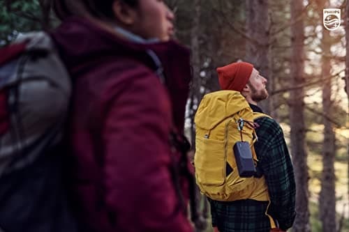 PHILIPS S4807 Outdoors Wireless Bluetooth Speaker with Stereo Pairing and Bluetooth Multipoint Connection, IP67 Waterproof, Gray 7