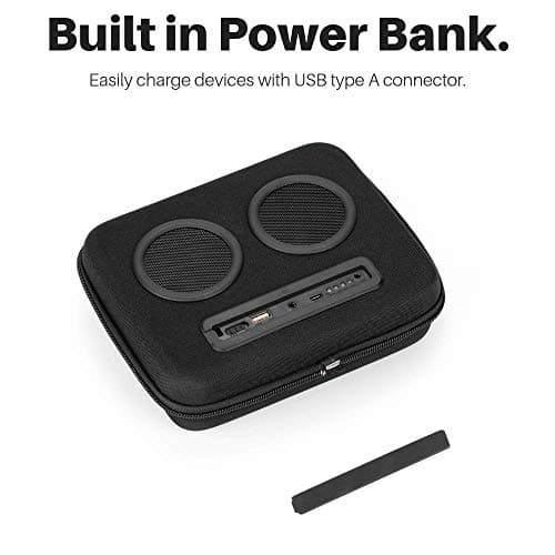 The #1 Cooler with Speakers on Amazon. 20-Watt Bluetooth Speakers for Parties/Festivals/Boat/Beach. Rechargeable, Works with iPhone & Android (Black) 7