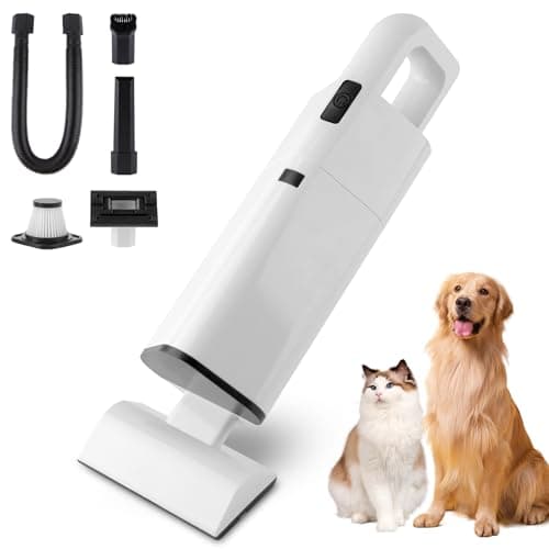 Cordless Vacuum Cleaner Handheld - 20000Pa Powerful Suction, 2-Speed Hand Vacuum Cordless Rechargeable for Car, Pet Hair, Stairs, Carpet, Couch - Portable Vac with HEPA Filter & 4 Attachments