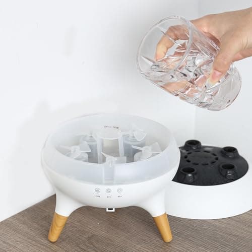 Jellyfish Mist Aromatherapy Humidifier, 7 Colors LED Lights, 2 Modes Fire Mist Waterless Auto Shut Off Aromatherapy Diffuser, Effect for Home, Office, Yoga, Gifts 13