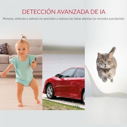 YI 2K 3MP Home Security Camera, Indoor Camera with Person, Vehicle, Animal Detection, Phone App for Baby, Pet, Dog, Monitoring, Compatible with Alexa and Google Assistance 5