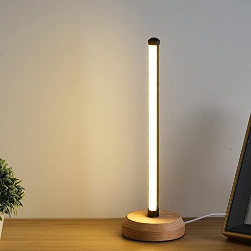 Bedside Table Lamp for Bedroom , 3-Color Temperature Lamp,Bedroom Bedside Night Light, Dimmable Led Lighting, Small Table Lamps for Living Room OfficeCreative Home Decor, Unique House warmging Gif 9