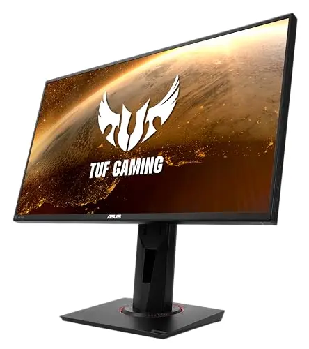 ASUS TUF Gaming VG259QM 24.5” Monitor, 1080P Full HD (1920 x 1080), Fast IPS, 280Hz, G-SYNC Compatible, Extreme Low Motion Blur Sync,1ms, DisplayHDR 400, Eye Care, DisplayPort HDMI Black 9