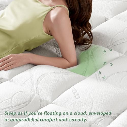 Homemate Full Mattress Topper - Cooling Viscose Mattress Pad Cover Soft Plush 1000 GSM Down Alternative Fill Pillow Top Bed Topper Double Bed Cushion for Hot Sleepers Back Pain Relief 5