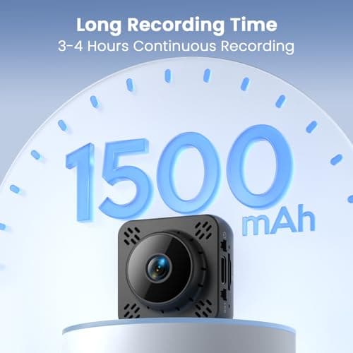 Shibet Mini Camera, 2K Nanny Cam Wireless with 1-Year Cloud Storage & No WiFi Needed, Motion Detection & Night Vision with Magnetic Mount for Pet/Baby/Home Security 5