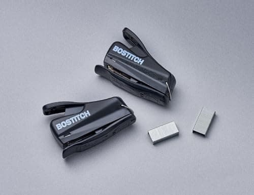 Bostitch Nano Mini Staplers, Black, 2-Pack (1830-2PK) 7
